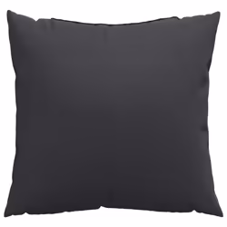 vidaXL Throw Pillows Seat Cushion Sofa Chair Pad Pillow Case 4 pcs Fabric - black, 60 x 60 cm
