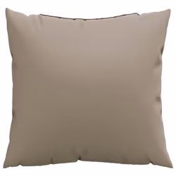 vidaXL Sofa Cushions Chair Cushions Outdoor Seat Cushion 4 pcs Taupe Fabric