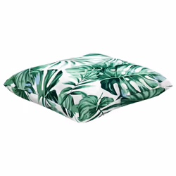 vidaXL Throw Pillows Seat Cushion Sofa Chair Pad Pillow Case 4 pcs Fabric - leaf pattern, 60 x 60 cm - Additional view 4