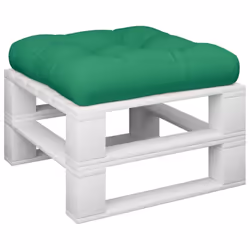 vidaXL Pallet Cushion Green 19.7x19.7x4.7 Fabric