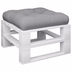 vidaXL Pallet Cushion Gray 23.6x23.6x4.7 Fabric