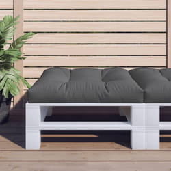 vidaXL Pallet Cushion Anthracite 27.6""x27.6""x4.7"" Fabric