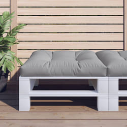 vidaXL Pallet Cushion Gray 27.6""""x27.6""""x4.7"""" Fabric