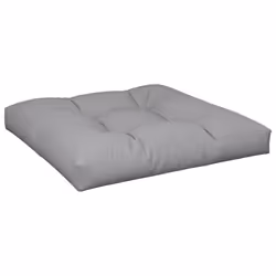 vidaXL Pallet Cushion Gray 27.6""""x27.6""""x4.7"""" Fabric