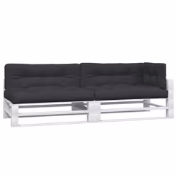 vidaXL Pallet Cushions Sofa Cushion Seat Pad Chair Cushion Fabric - black - Additional view 2