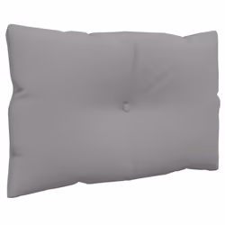 vidaXL Pallet Cushions Sofa Cushion Seat Pad Chair Cushion 3 pcs Grey Fabric - Additional view 6