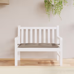 vidaXL Garden Bench Cushion Taupe 39.4x19.7x2.8 Oxford Fabric