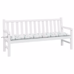 vidaXL Bench Cushion Leaf Pattern 70.9""x19.7""x2.8"" Fabric