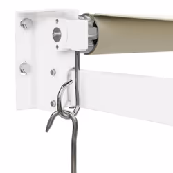 vidaXL Retractable Awning Patio Awning Cream 3x2.5 m Fabric and Aluminium - Additional view 6
