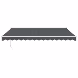 vidaXL Retractable Awning Patio Awning Anthracite 4.5x3 m Fabric and Aluminium - Additional view 2