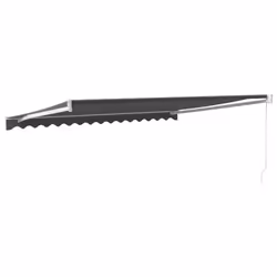 vidaXL Retractable Awning Patio Awning Anthracite 4.5x3 m Fabric and Aluminium - Additional view 4