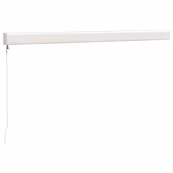 vidaXL Retractable Awning Canopy Yellow and White 3x2.5 m Fabric and Aluminium - Additional view 5