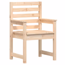 vidaXL Garden Dining Set Patio Dining Table and Chair 7 Piece Solid Wood Pine - natural pine - Additional view 6