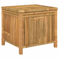vidaXL Garden Storage Box Outdoor Cushion Tool Chest Pillow Blanket Box Bamboo - 60 x 52 x 55 cm