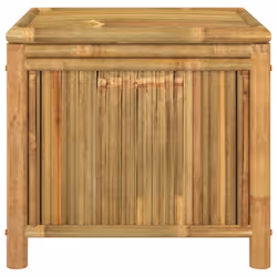vidaXL Garden Storage Box Outdoor Cushion Tool Chest Pillow Blanket Box Bamboo - 60 x 52 x 55 cm