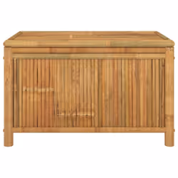 vidaXL Garden Storage Box Outdoor Cushion Tool Chest Pillow Blanket Box Bamboo - 90 x 52 x 55 cm - Additional view 2