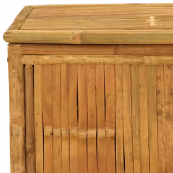 vidaXL Garden Storage Box Outdoor Cushion Tool Chest Pillow Blanket Box Bamboo - 90 x 52 x 55 cm - Additional view 6