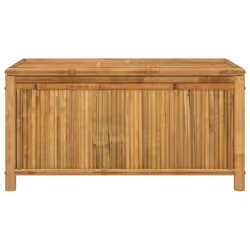 vidaXL Garden Storage Box Outdoor Cushion Tool Chest Pillow Blanket Box Bamboo - 110 x 52 x 55 cm