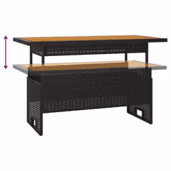 VidaXL 362187 outdoor table Black - Additional view 5