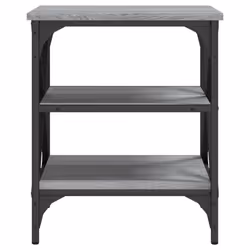 vidaXL 1/2x TV Cabinet Engineered Wood TV Console Unit Multi Colours/Sizes - grey sonoma, 40 x 42 x 50 cm/ 2 pcs - Additional view 5