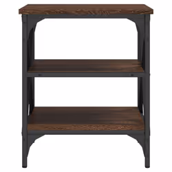 vidaXL 1/2x TV Cabinet Engineered Wood TV Console Unit Multi Colours/Sizes - brown oak, 40 x 42 x 50 cm/ 2 pcs - Additional view 5