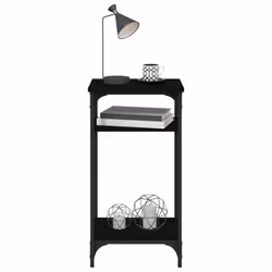 vidaXL Side Table Engineered Wood Desk Multi Colours 35x30x60 cm/40x30x75 cm - black - Additional view 4