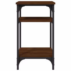 vidaXL Side Table Engineered Wood Desk Multi Colours 35x30x60 cm/40x30x75 cm - brown oak, 35 x 30 x 60 cm - Additional view 4