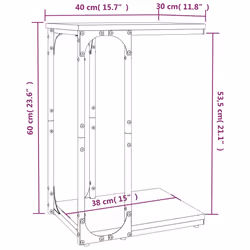 VidaXL 825814 coffee/side/end table - Additional view 8