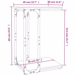 VidaXL 825817 coffee/side/end table - Additional view 8