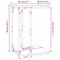 VidaXL 825821 coffee/side/end table - Additional view 8