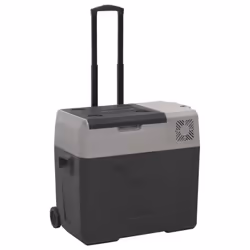 vidaXL Cool Box with Wheel and Handle Cooler Box 25 L Black and Grey PP and PE - 30 L