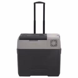 vidaXL Cool Box with Wheel and Handle Cooler Box 25 L Black and Grey PP and PE - 50 L
