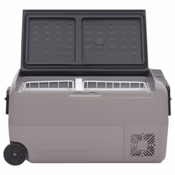 vidaXL Cool Box with Wheel and Handle Cooler Box 25 L Black and Grey PP and PE - 36 l - Additional view 5