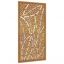 vidaXL Garden Wall Decoration Wall Art Wall Decor Corten Steel Leaf Design