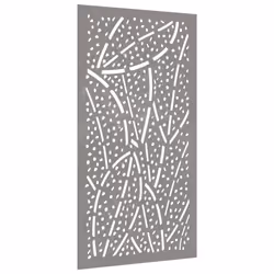 vidaXL Garden Wall Decoration Wall Art Wall Decor Corten Steel Leaf Design
