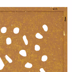 vidaXL Garden Wall Decoration Wall Art Wall Decor Corten Steel Leaf Design - Additional view 6