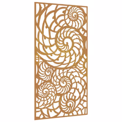 vidaXL Garden Wall Decoration Wall Art Wall Decor Corten Steel Shell Design - Additional view 2