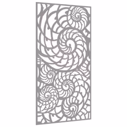vidaXL Garden Wall Decoration Wall Art Wall Decor Corten Steel Shell Design - Additional view 3