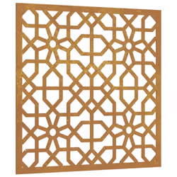 vidaXL Garden Wall Decoration Wall Art Wall Decor Corten Steel Moorish Design