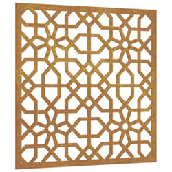 vidaXL Garden Wall Decoration Wall Art Wall Decor Corten Steel Moorish Design