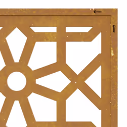 vidaXL Garden Wall Decoration Wall Art Wall Decor Corten Steel Moorish Design