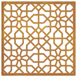 vidaXL Garden Wall Decoration Wall Art Wall Decor Corten Steel Moorish Design - Additional view 6