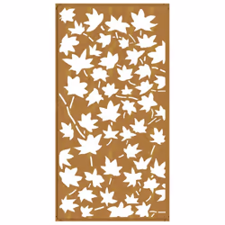 vidaXL Garden Wall Decoration Wall Art Decor Corten Steel Maple Leaf Design