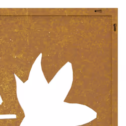 vidaXL Garden Wall Decoration Wall Art Decor Corten Steel Maple Leaf Design