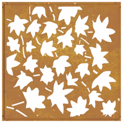vidaXL Garden Wall Decoration Wall Art Decor Corten Steel Maple Leaf Design - Additional view 6