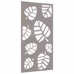 vidaXL Garden Wall Decoration Wall Art Wall Decor Corten Steel Leaf Design - Additional view 5