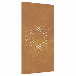 vidaXL Garden Wall Decoration Wall Art Wall Decor Corten Steel Sun Design