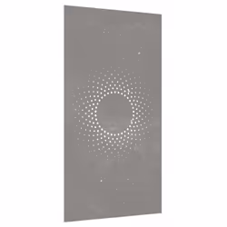 vidaXL Garden Wall Decoration Wall Art Wall Decor Corten Steel Sun Design - Additional view 4