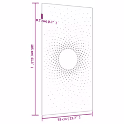 vidaXL Garden Wall Decoration Wall Art Wall Decor Corten Steel Sun Design - Additional view 5