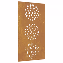 vidaXL Garden Wall Decoration Wall Art Wall Decor Corten Steel Leaf Design - Additional view 4